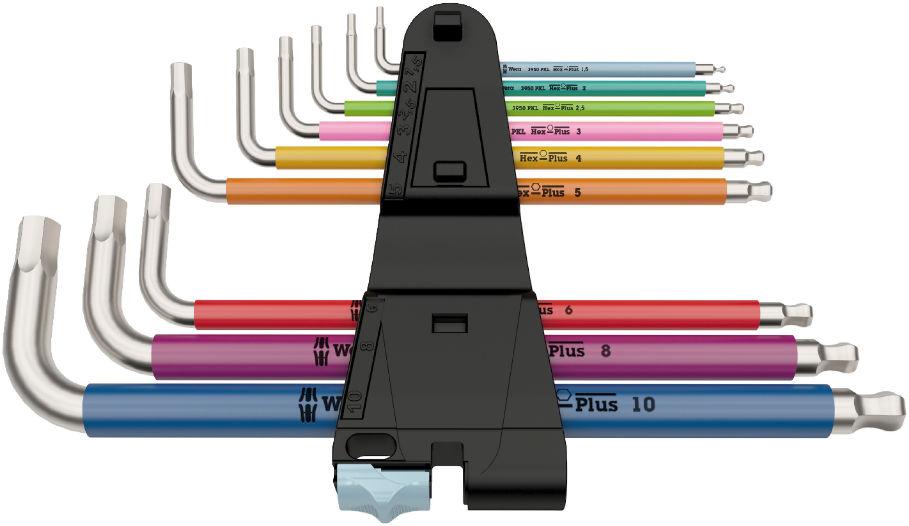 Wera L-key set, metric, stainless3950 SPKL/9 SM Multicolour