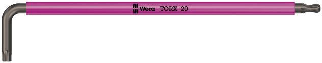 Wera L-key Multicolour, with ballend, long TX 20 x 137mm
