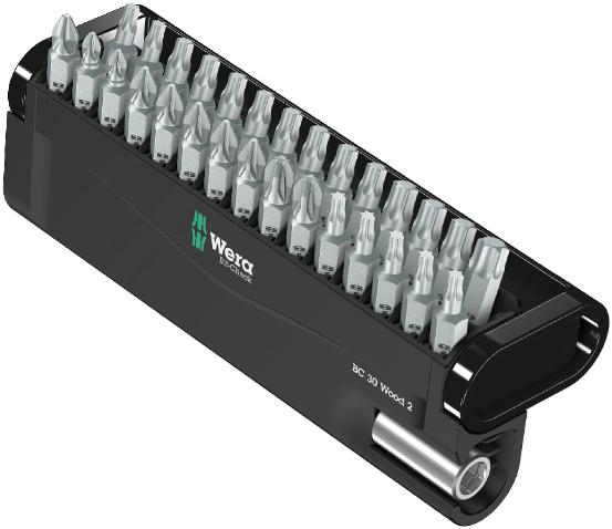 Wera Bit-Check 30 - uzgaļu komplekts kokam 2
