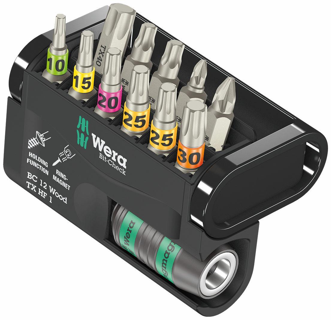 Wera Bit-Check 12 Wood, 12 pcs