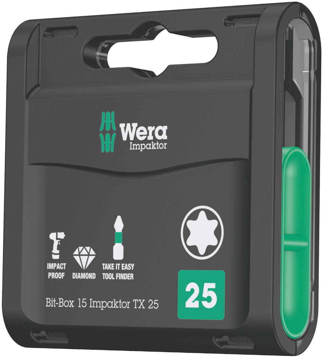 Wera Bit-Box 15 Impaktor TORX 30, 15 x 25mm