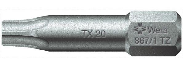 Wera Torsion bit TORX T10 x 25mm, 867/1 TZ