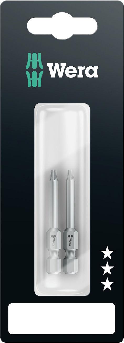 Wera standarta uzgaļi, 2 x TORX T10 x 50mm, 867/4 Z, blisterī