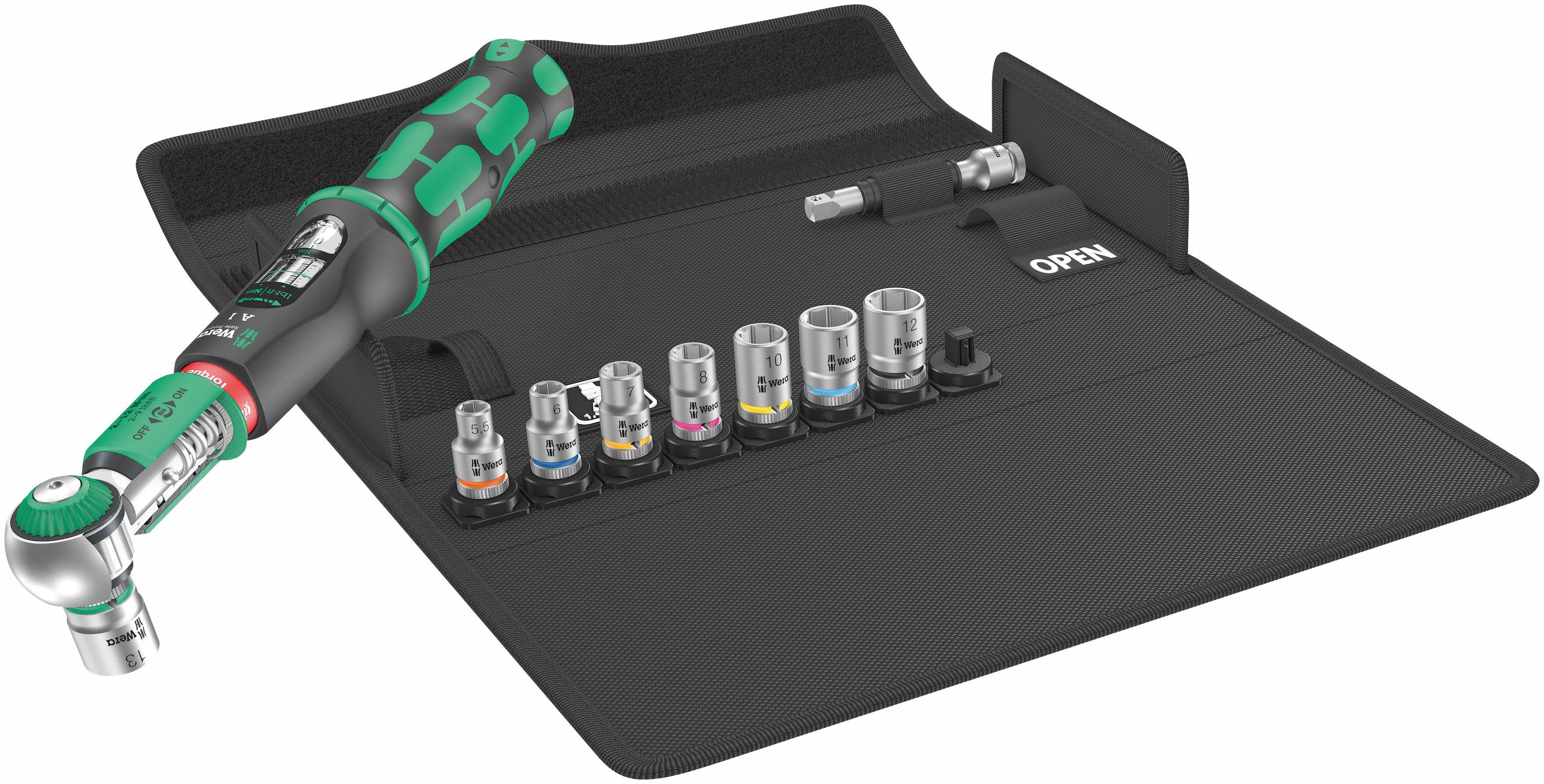 Wera Safe-Torque A 1 torque wrench set with 1/4