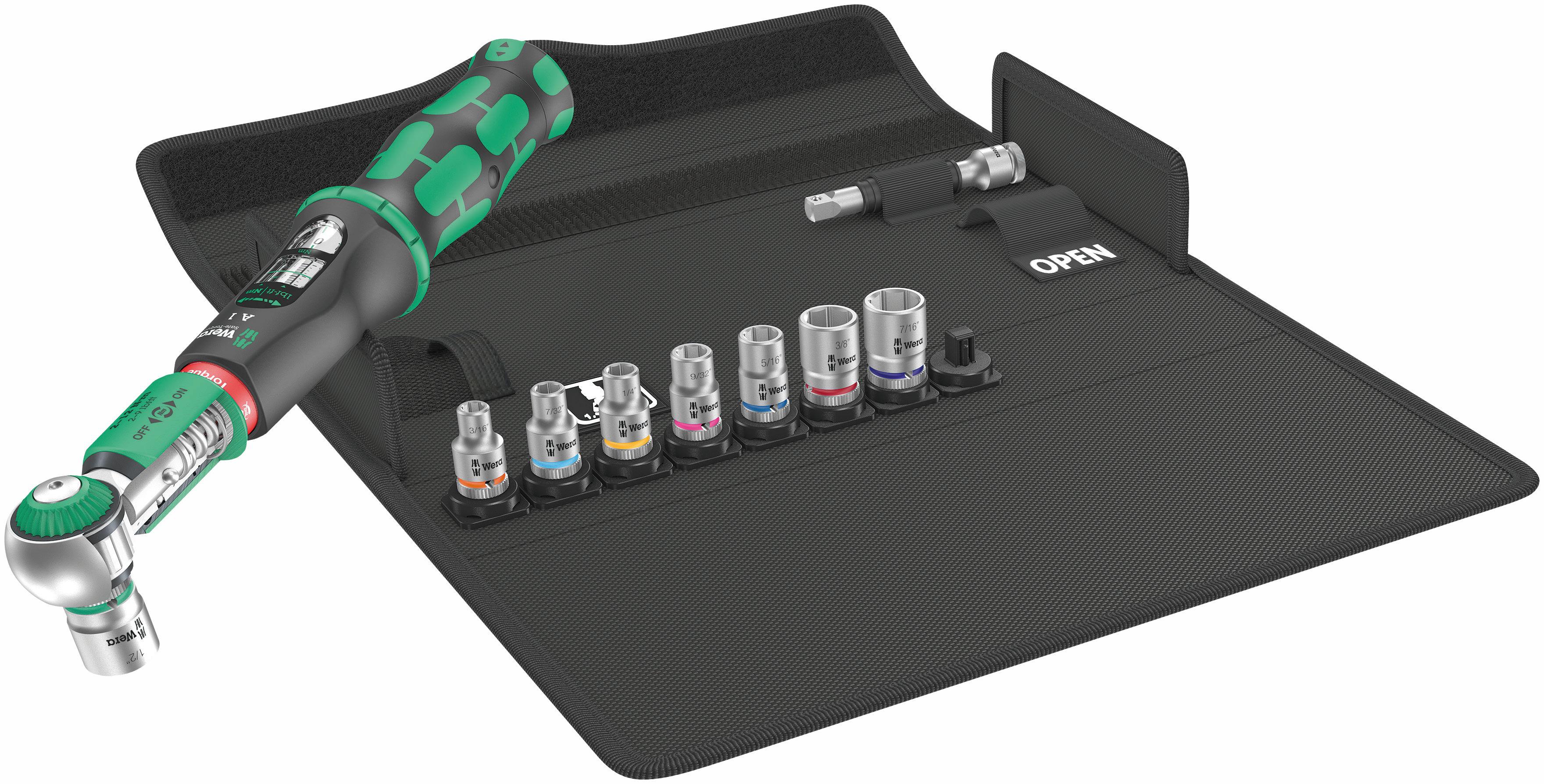 Wera Safe-Torque A 1 torque wrench set with 1/4