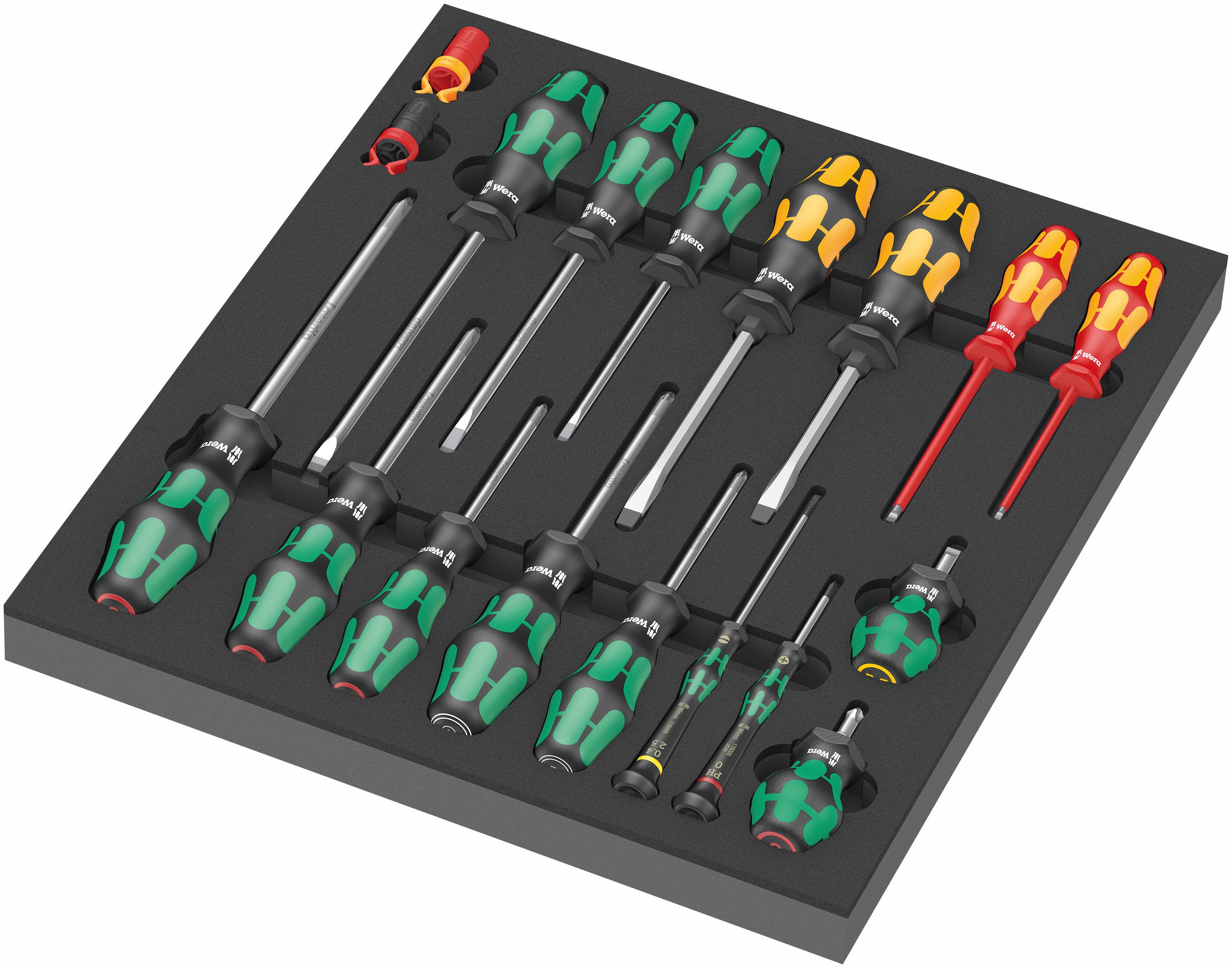 Wera 9701 Tool Rebel instrumentu ratiņi ar nerūsējošā tērauda virsmu