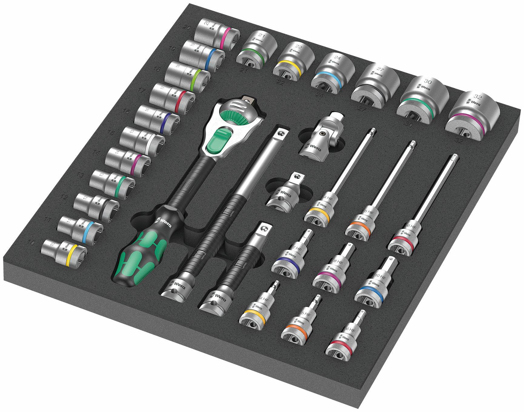Wera 9722 Foam insert 8000 C Zyklop 1/2