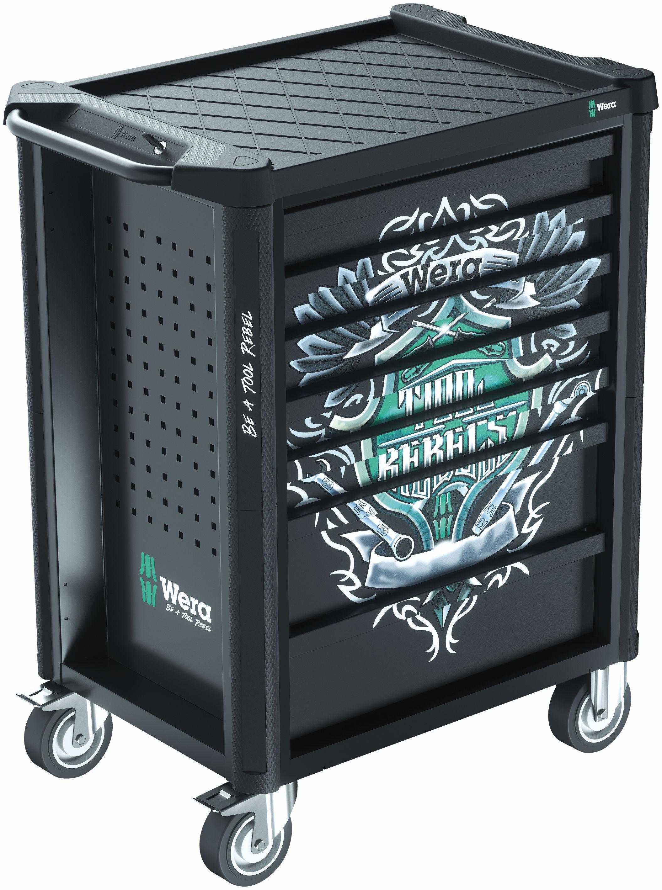 Wera 9700 Tool Rebel Roller Cabinet 1, 94pcs