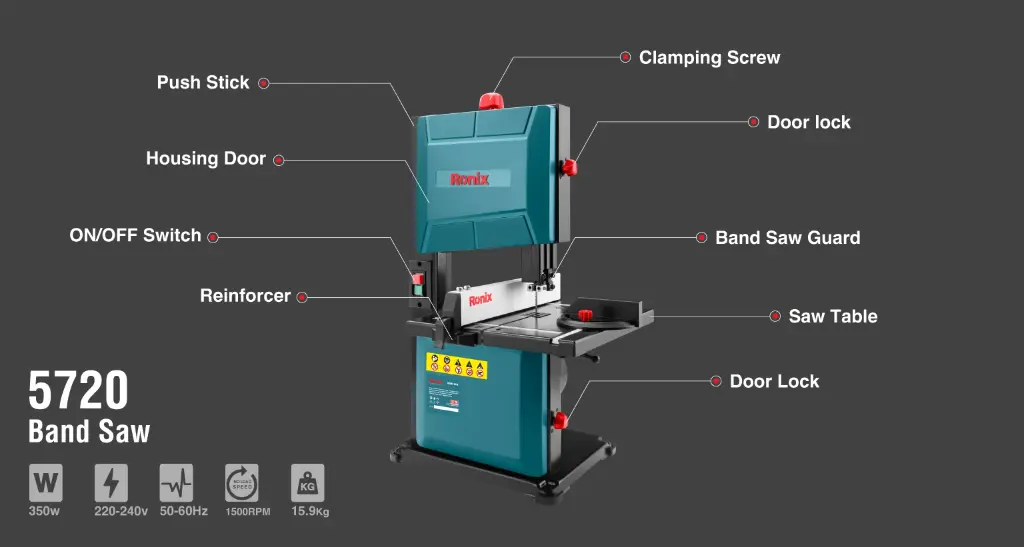 Electric Band Saw 350W-200mm