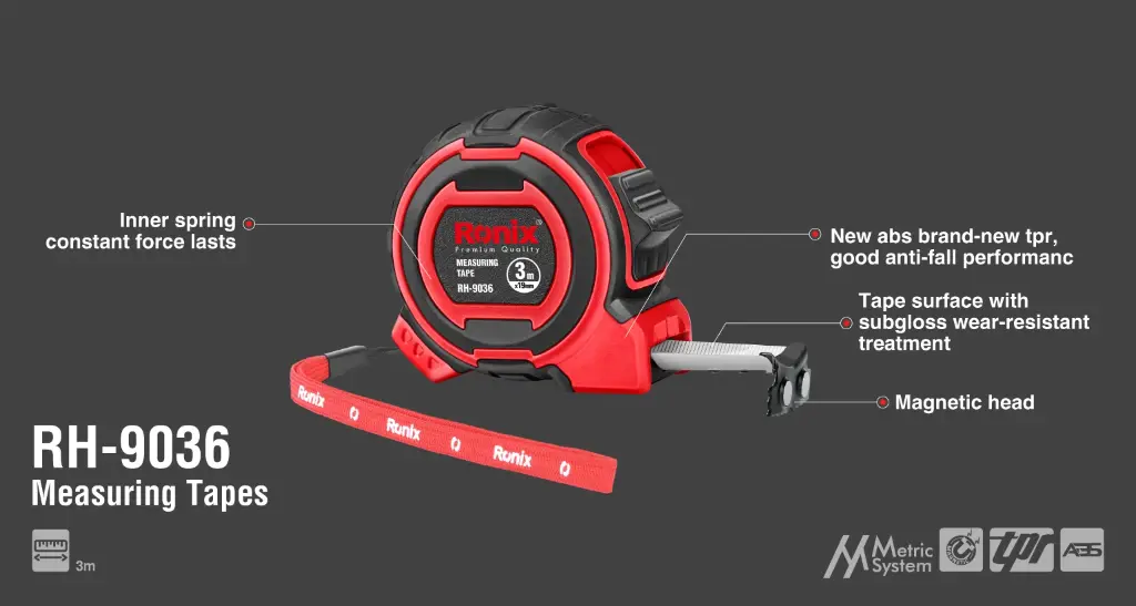 Measuring tape 3m-Omega series