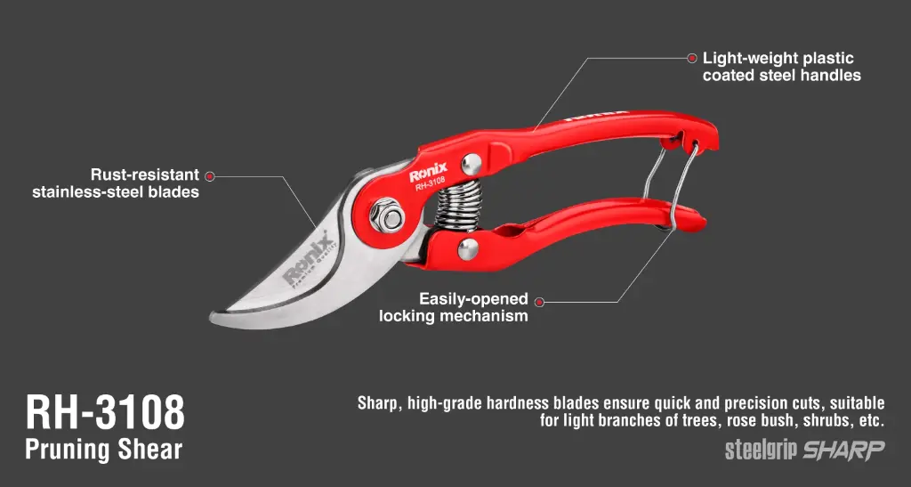 Pruning Shear-Sharp Model