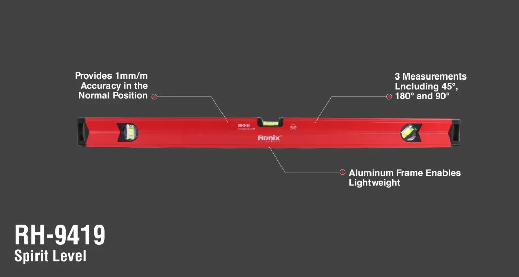 Spirit Level 800 mm