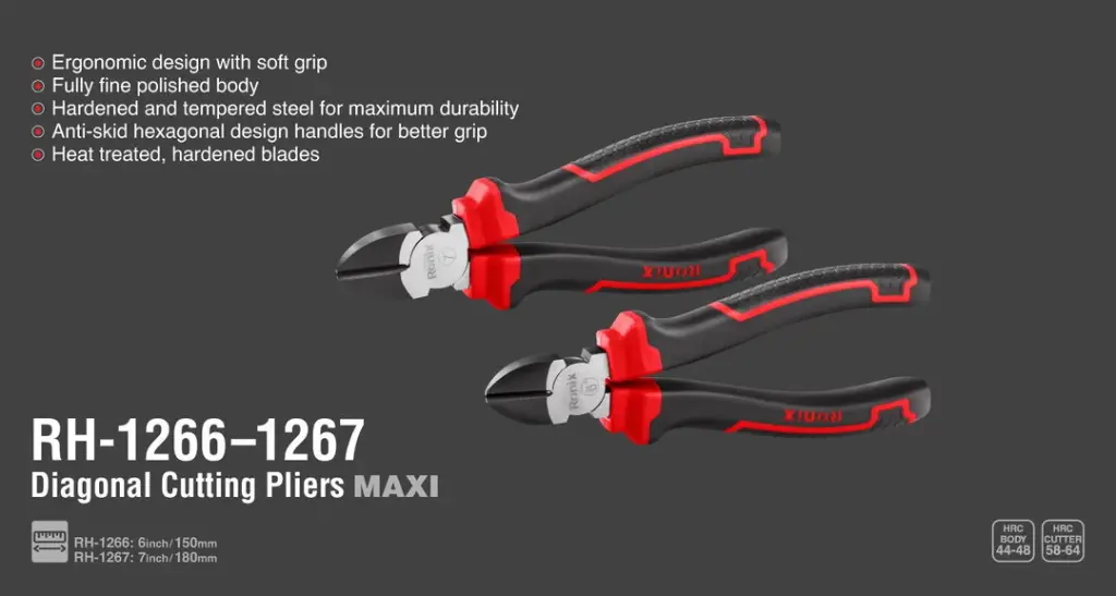 Diagonal Cutting Pliers 7 inch/180mm-Maxi series