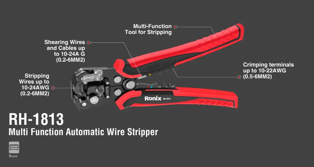 Multifunction Automatic wire stripper 8inch