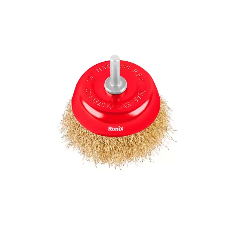 Cup brush with shank 75mm