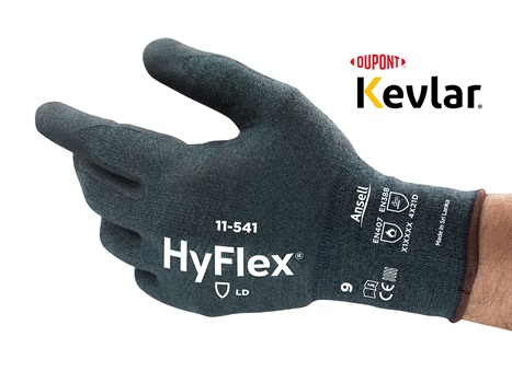 Töökindad Ansell HyFlex® 11-541, lõikekindluse klass D, suurus 11