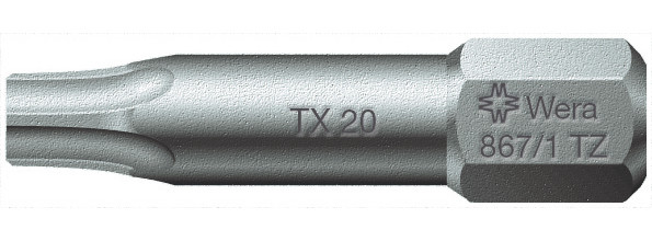 Wera Torsion bit TORX T10 x 25mm, 867/1 TZ