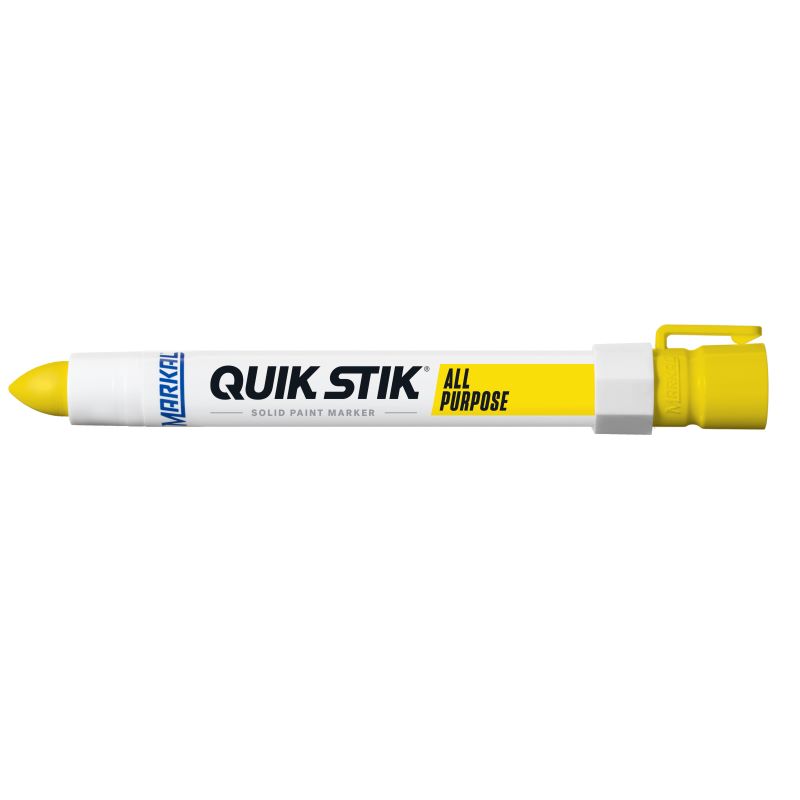 Маркер с твёрдой краской Markal Quik Stik Paintstik 17мм, желтый