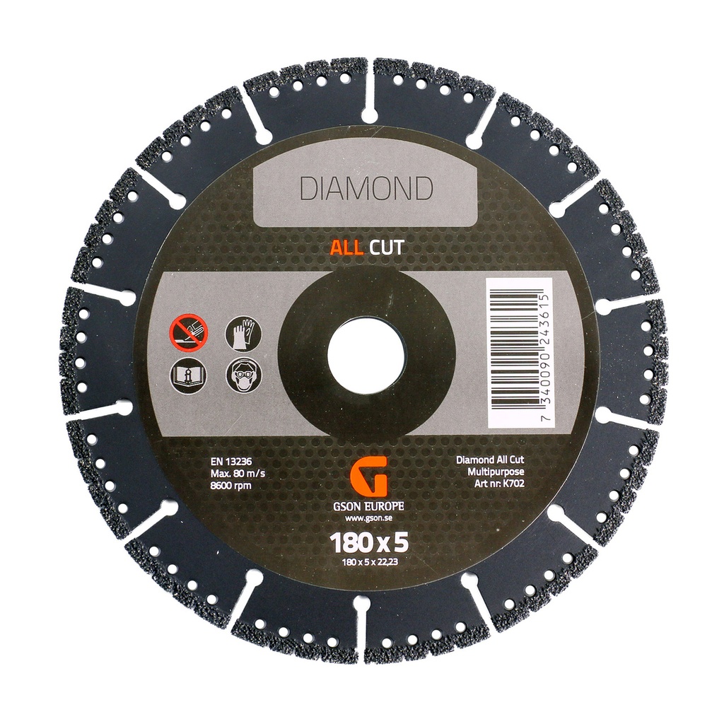 ALLCUT Diamond Cutting Disc 180x5,0x22,23 mm