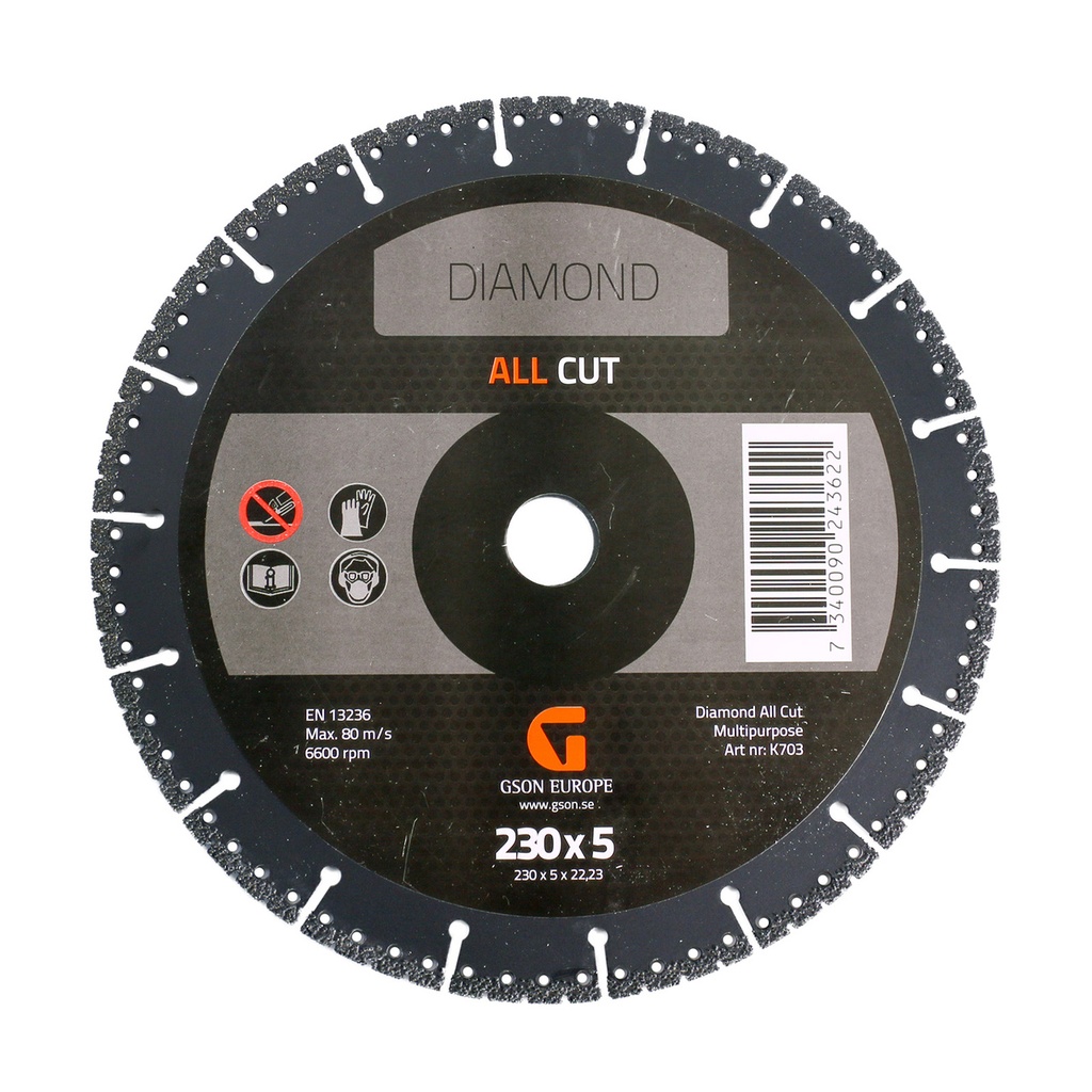 ALLCUT Diamond Cutting Disc 230x5,0x22,23 mm