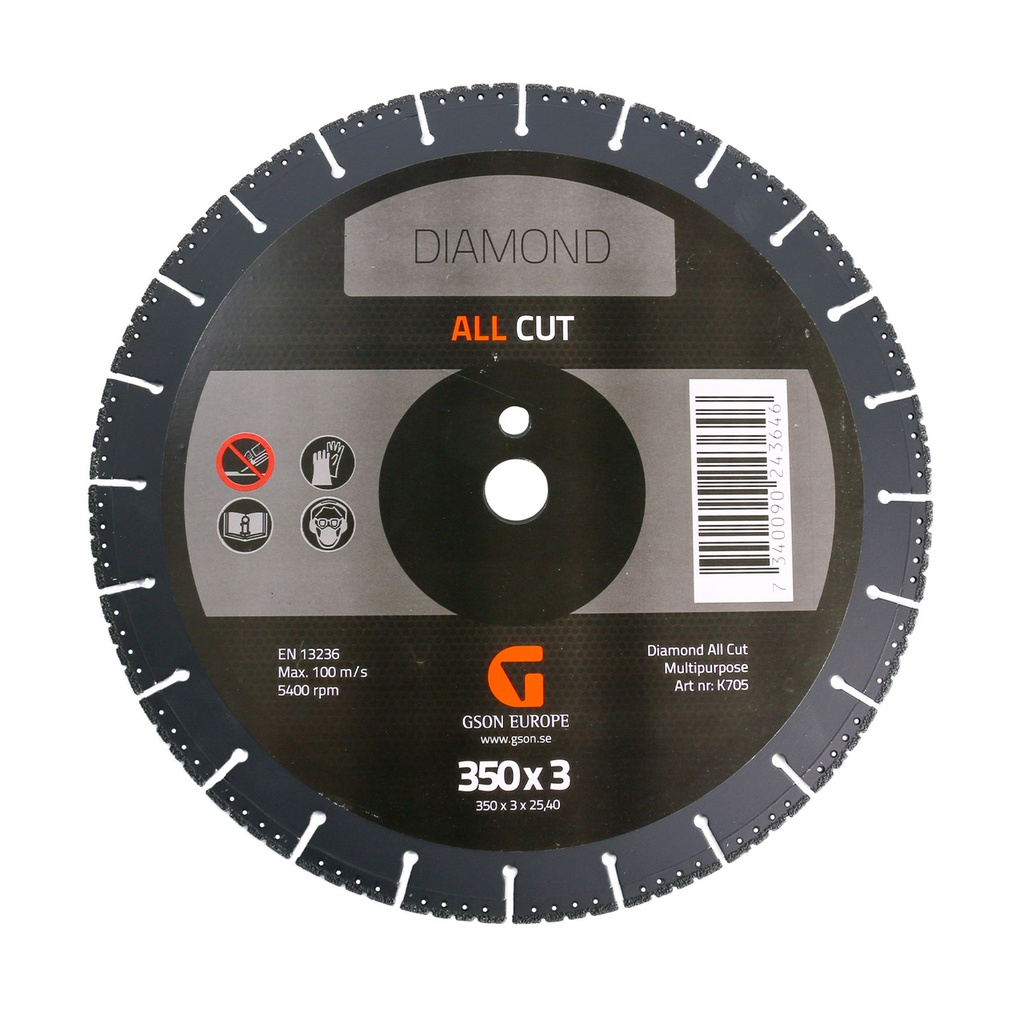 ALLCUT Diamond Cutting Disc 350x3,0x25,40 mm