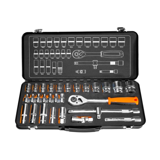 [500020] 1/2"Dr. Socket Set 29pcs