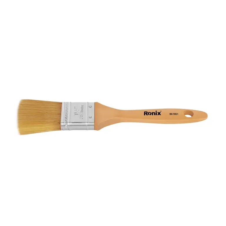 [RH-9951] Wooden handle paint brush 1 1/2"