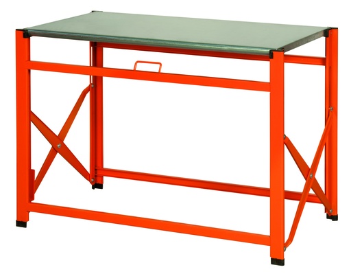 [1495FWB120TS] Foldable work table 1200mm with galvanized top