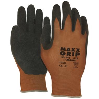 [15024507] Nailoninės pirštinės su latekso delnu M-Safe Maxx-Grip Lite 50-245, dydis 7/S