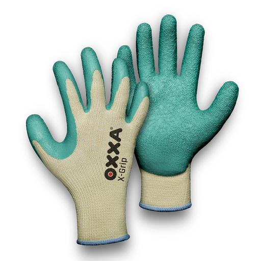 [15100008] Polyester and cotton gloves with latex coating OXXA X-Grip 51-000, size 8/M