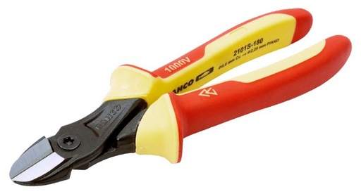 [2101S-140] Insulated side cutting pliers 140mm 1000V VDE