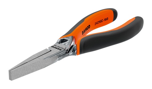 [2421GC-140IP] Flat nose pliers Bahco, chromed, 140mm