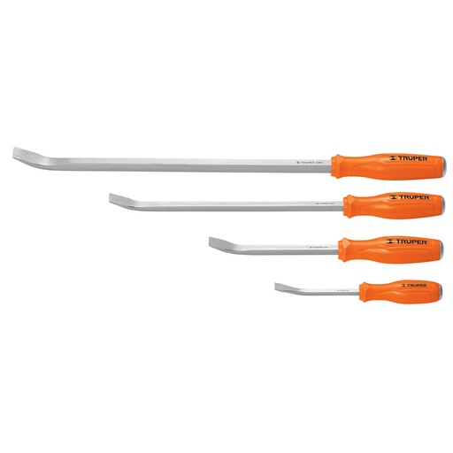 [BAPA-J4] Curved pry bar set 200-600mmm, through blade Truper®