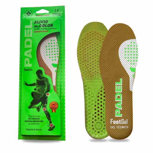 [FG720042] Iekšzoles Footgel Plantilla Padel Talla, 39-42 izmērs