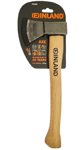 [FX400] Axe with wooden handle 400g