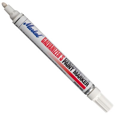 Markal Galvanizer marker, white