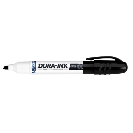 Marķieris uz tintes bāzes MARKAL DURA-INK 55 1,5 un 4,5 mm , melns