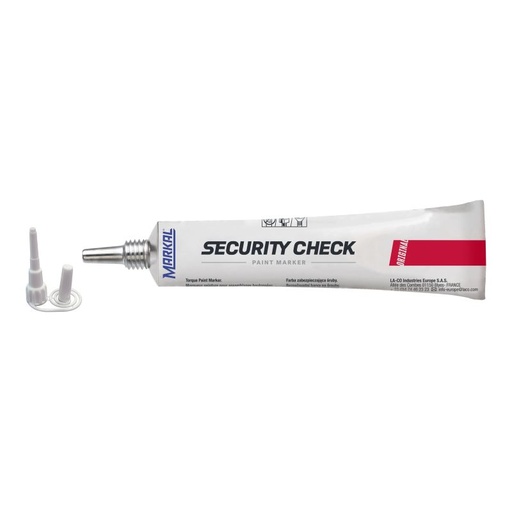 Markal Security Check Paint Marker, red