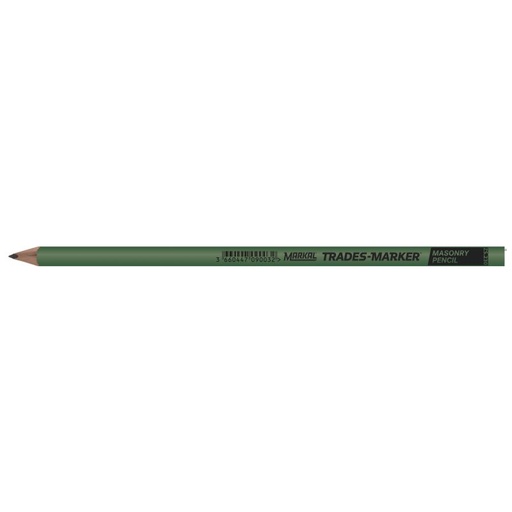 Masonry pencil 30cm Markal, green varnished