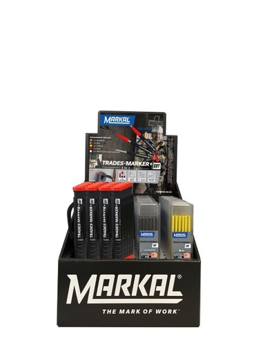 [MK95302] MARKAL TRADES MARKER DRY 2 IN 1 DISPLAY MIX