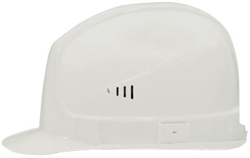 Aizsargķivere Super Boss, Sānu Ventilācija, 52-61 cm, Balta