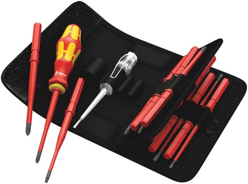 [WE05003484001] Wera Kraftform Kompakt set with inter-changeable extra slim blades, VDE 60iS/65iS/67iS/16