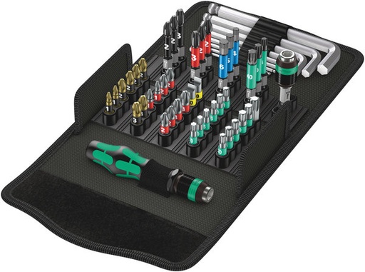 [WE05057460001] Wera Kraftform Kompakt 100 bit and L-Key set 52pcs