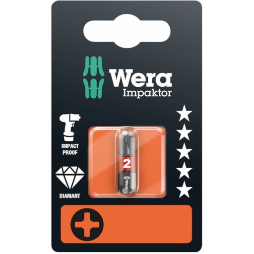 [WE05073916001] Wera 851/1 Impaktor otsak PH 2 x 25mm