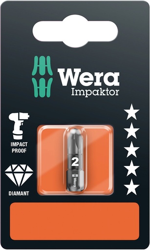 [WE05073922001] Wera 855/1 Impaktor otsak PZ 3 x 25mm