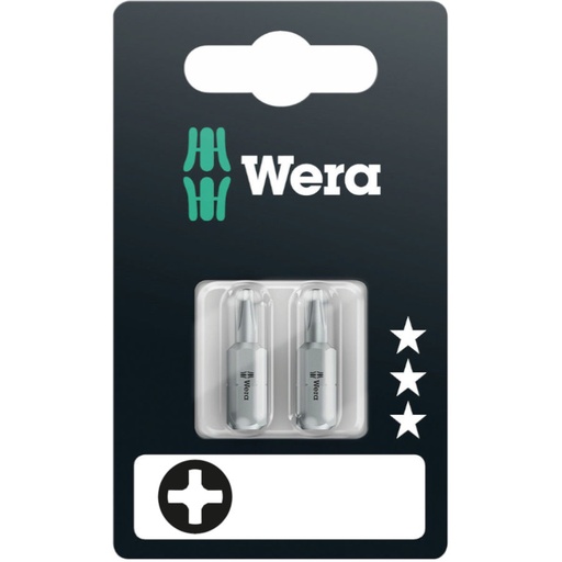 [WE05135005001] Wera 851/1 RZ kipsikruvi otsakud PH 2 x 25mm, 2tk